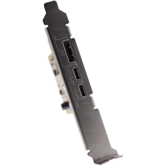 Alt view image 4 of 5 - Deal4GO 2X USB Type-C 1x DP PCIe Expansion Card 6G7FY UPD2018D0 Replacement for Dell OptiPlex 7050 3070 5050 3060 7060 Precision 3420 3620 Tower Desktop, Yellow
