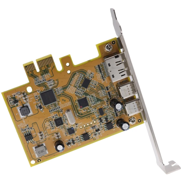 Alt view image 5 of 5 - Deal4GO 2X USB Type-C 1x DP PCIe Expansion Card 6G7FY UPD2018D0 Replacement for Dell OptiPlex 7050 3070 5050 3060 7060 Precision 3420 3620 Tower Desktop, Yellow
