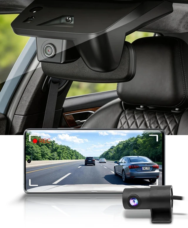 Main image of Fitcamx Dual 2160P+Rear 1080P Dash Cam Adapts for Acura TLX 2015-2020 (HD2-D6300), OEM Factory Look, 2 Channel HD Video, Loop Recording, WiFi & APP, Collision Detection, Easy to Use, 128GB Card