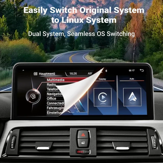 Alt view image 5 of 5 - 12.3" Ultra-Thin Touchscreen with Apple CarPlay for BMW 3 Series E90/E91 2009-2012 with CIC System, Car Stereo Multimedia Radio Receiver, Support Wireless Carplay Android Auto Bluetooth Mirro