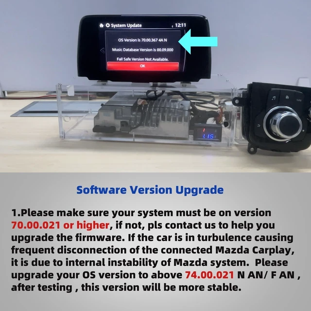 Alt view image 5 of 5 - Dasbecan Type-C Wireless Apple Carplay and Android Auto Retrofit Kit