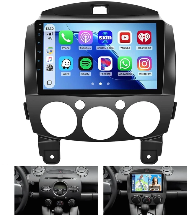 Main image of Car Stereo for Mazda 2 2007-2014, 9" Touch Screen Radio