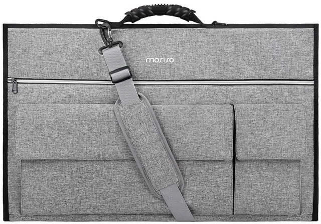 Main image of MOSISO Monitor Carrying Case, 24 inch Padded Monitor Travel Bag Cover Case