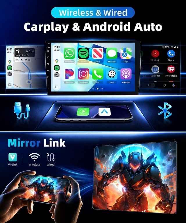 Alt view image 3 of 5 - Podofo Linux MP5 Car Stereo for Honda CRV 2007-2011