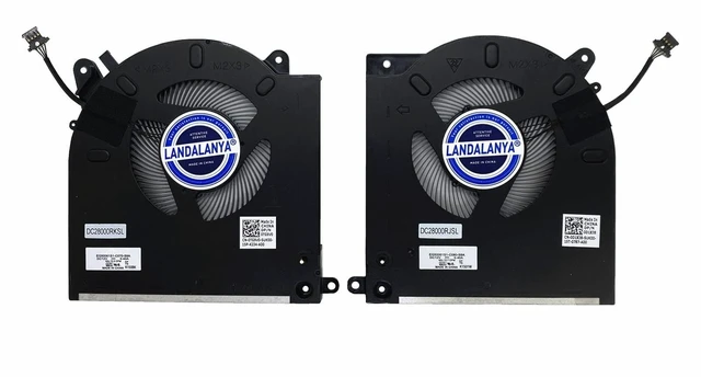 Main image of Landalanya Replacement New CPU + GPU Cooling Fan for Dell Alienware M15 R3 M15 R4 AWM15-7272WHT-PUS AWM15R4-7689WHT-PUS 7818WHT ALWM15R3 Series 0D1X38 0TG9V0 EG50061S1-C070-S9A EG50061S1-C080-S9A F