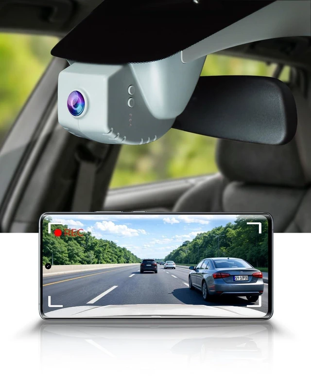 Main image of Fitcamx 4K Dash Cam Suitable for Acura Integra 2023-2026 & Type S (Black Cover), OEM Factory Look, UHD 2160P Video, Built-in WiFi & APP, Loop Recording, Collision Detection, Plug & Play, 64GB Card