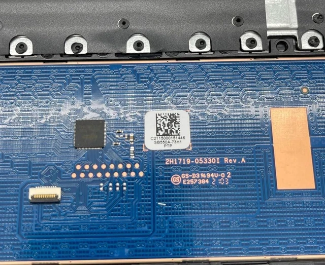 Alt view image 5 of 5 - Jxjslp Palmrest with Backlit Keyboard for HP 14Z-DK 14-DK 14-CF 14S-CF