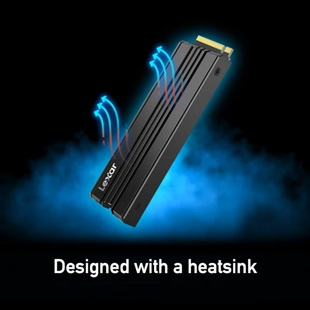 Alt view image 5 of 5 - Lexar 2TB NM790 NVMe SSD w/Heatsink, 7400/6500 MB/s, M.2 2280, PCIe Gen 4x4
