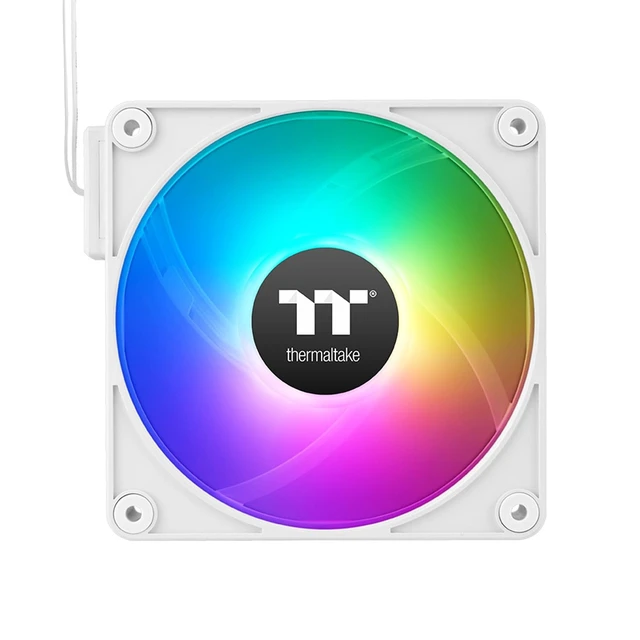 Alt view image 2 of 5 - Thermaltake CT140 EX ARGB Reverse PC Cooling Fan White (3-Fan Pack), Magnetic Connection, 5V Motherboard Sync, 16.8 Million Colors 9 Addressable LEDs, 140 mm Case/Radiator Fan, CL-F195-PL14S