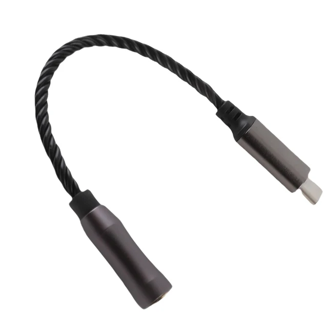 Alt view image 2 of 5 - Cuifati Type C to 3.5mm Headphone Amplifier Adapter, High Performance Chip, Can Be Connected to Your for Android Phone Via USBc. Connect Your Pc, Laptop Directly or Via a USB Adapter(Black)
