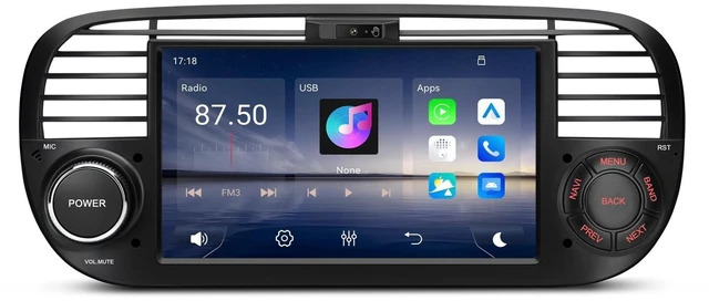Main image of XTRONS 7" Car Stereo for Fiat 500 2007-2015, Wireless CarPlay, DSP