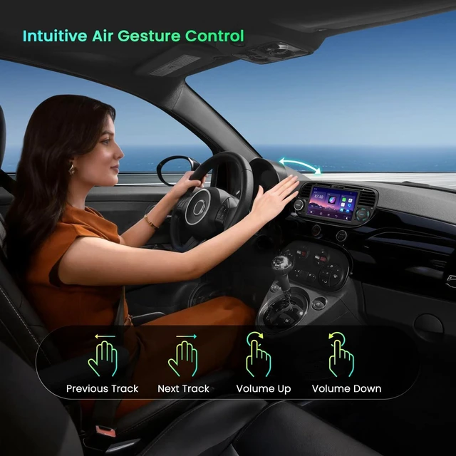 Alt view image 5 of 5 - XTRONS 7" Car Stereo for Fiat 500 2007-2015, Wireless CarPlay, DSP