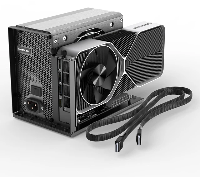 Main image of OCuLink eGPU Dock, PCIe 4.0 x4 64Gbps 39.4 in SFF-8611 Cable SFF-8612 8311 PCIe x16 OCuLink eGPU External GPU Enclosure, External GPU Dock for Laptop Mini PC External Graphics Card