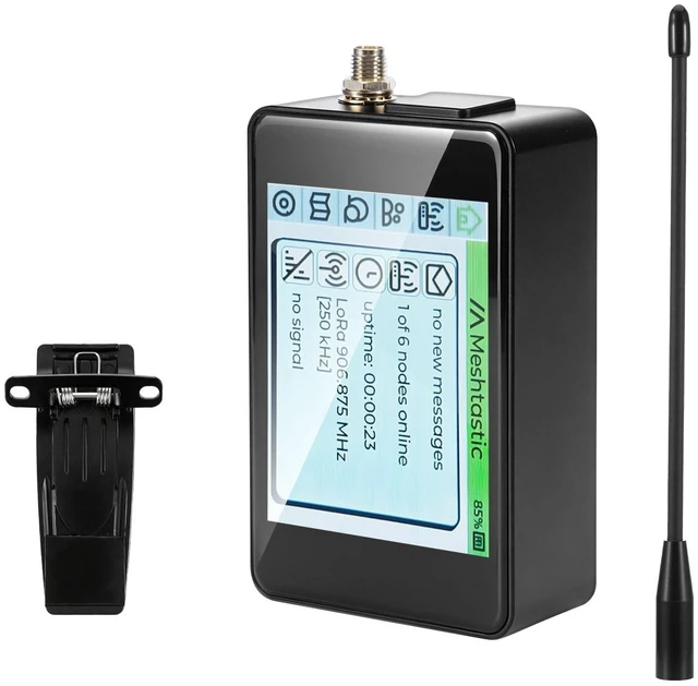 Main image of Heltec V4 ESP32 LoRa Board with GPS, 2800mAh Battery, Touch Screen Case, ESP32-S3 SX1262 Long Range Wireless Module Compatible with Meshtastic Firmware for IoT Projects