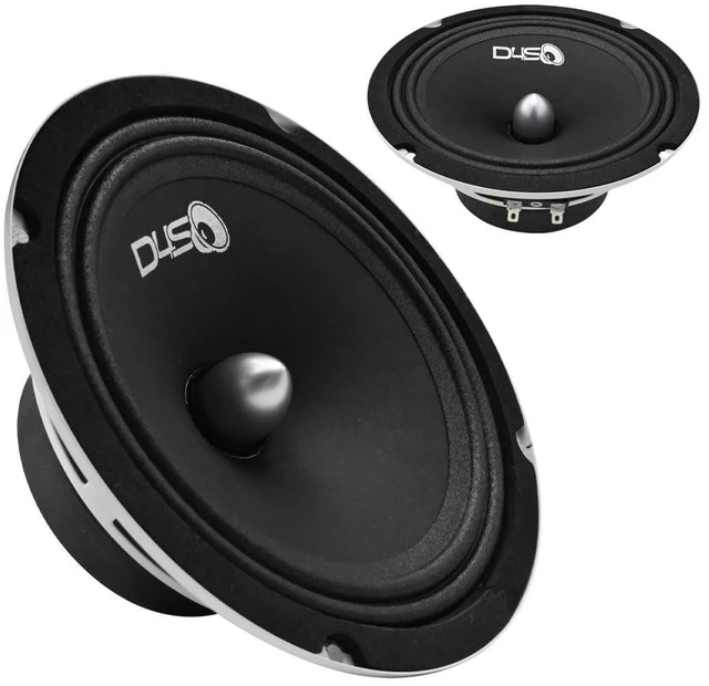 Main image of Down4Sound SFX65-4P 6.5 Inch Midrange Car Audio Speakers 4 Ohm 200W RMS Pair