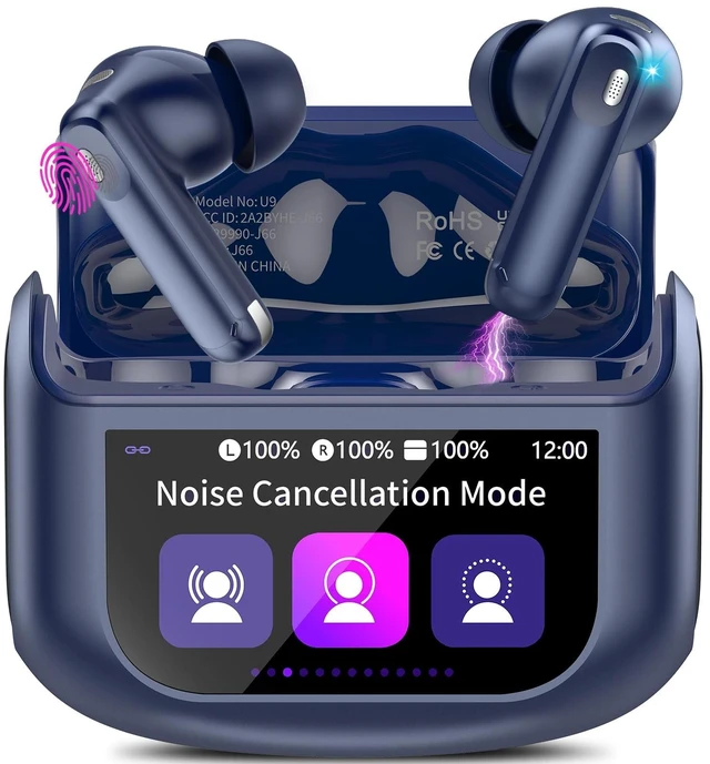 Main image of Active Noise Cancelling Ear Buds 48H Wireless Earbuds with Touch Screen