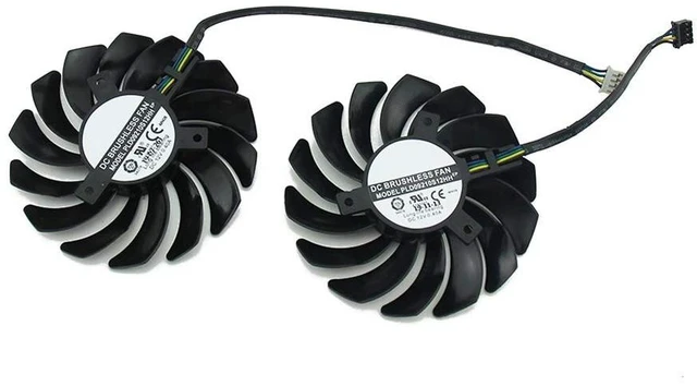 Main image of NNL 87MM PLD09210S12HH DC12V 4PIN RTX2070 Graphics Fan for MSI GeForce RTX 2060 2070 2080 Super Ventus XS OC Graphics Card Fan (2pcs)