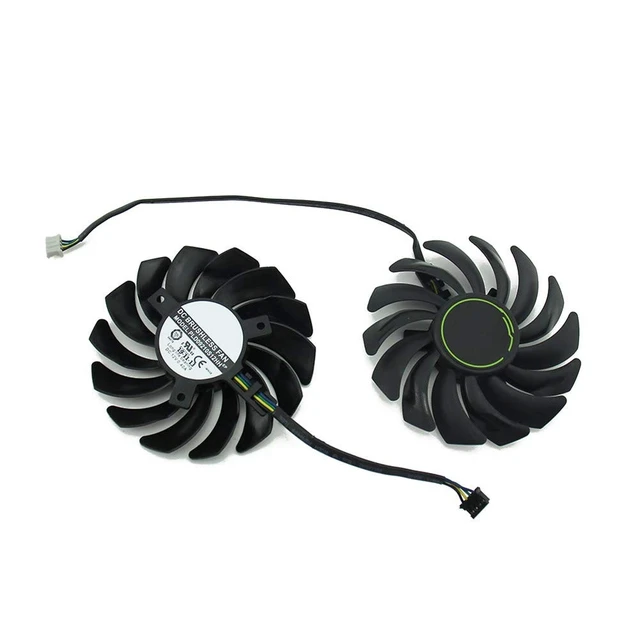 Alt view image 3 of 4 - NNL 87MM PLD09210S12HH DC12V 4PIN RTX2070 Graphics Fan for MSI GeForce RTX 2060 2070 2080 Super Ventus XS OC Graphics Card Fan (2pcs)