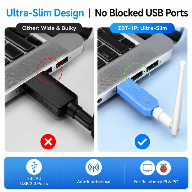 Alt view image 4 of 5 - Yiwipbot ZigBee USB Dongle ^^ EFR32MG21 + CP2102N ^^ ZBT-1P ^^ 2PC