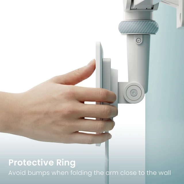 Alt view image 5 of 5 - Mount Plus MED12-1H Medical Grade Monitor Wall Mount ^^ Long Arm Extension to 44.8" ^^ Support Medical Monitor with Foldable Design ^^ for Assisted Living Centers, Home Healthcare
