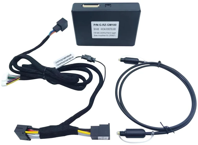 Main image of Dedalas Solvo Audio System Adapter Optic Fiber Box for Chevy Silverado 2014-2018 Supplemental Wires for Chevy Silverado Radio