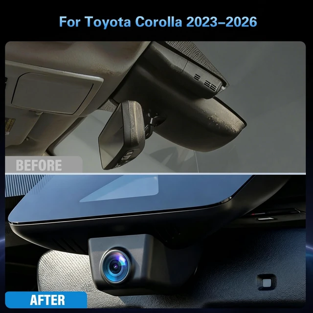 Alt view image 2 of 5 - 4K Front Dash Cam for Toyota Corolla 2023-2026 Dash Camera