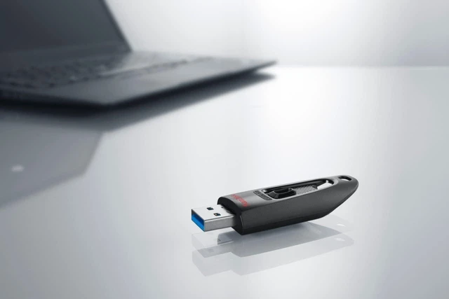 Alt view image 2 of 5 - SANDISK 64GB Ultra, USB-A Flash Drive, Up to 100MB/s Read Speeds