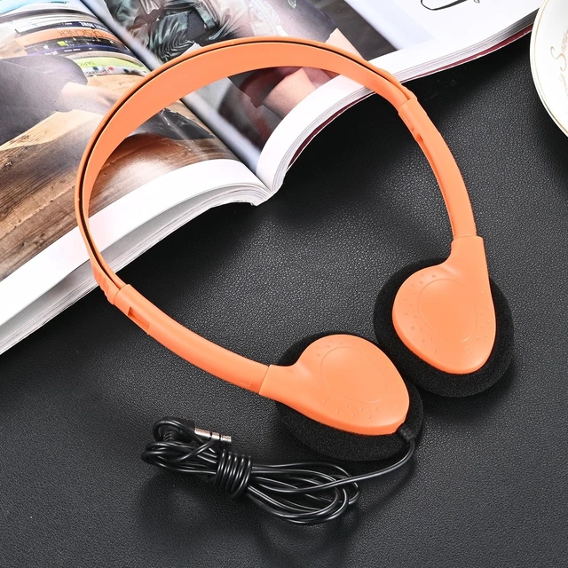 Alt view image 2 of 5 - CN-Outlet 25 Pack Classroom Headphones Bulk for Kids School Class Set Headphones for Students Teens Toddler Children and Adults, Wholesale 3.5mm Plug Wired Earphones-Upgrade (10 Mixed Colors,