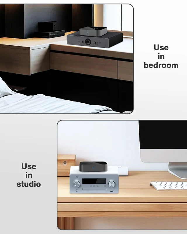 Alt view image 4 of 5 - ARSY Ne-3 Streaming Music Receiver New Version, Airplay 2 Receiver, Hi-Fi Auido Streamer, WiFi Audio Streamer Stream Hi-Res Audio from Tidal, Roon and More, Power Adapter NOT Included