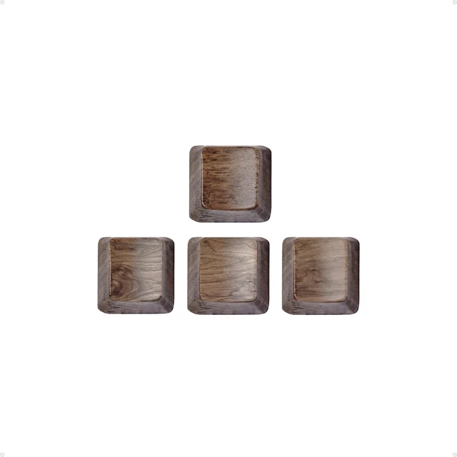 Main image of Loha Custom Black Walnut Wood Keycaps, Arrow Keys (4-Key)