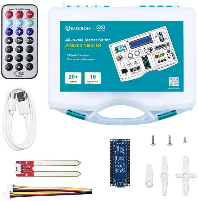 Main image of ELECROW All-in-one Starter Kit with Arduino Nano R4 Development Board