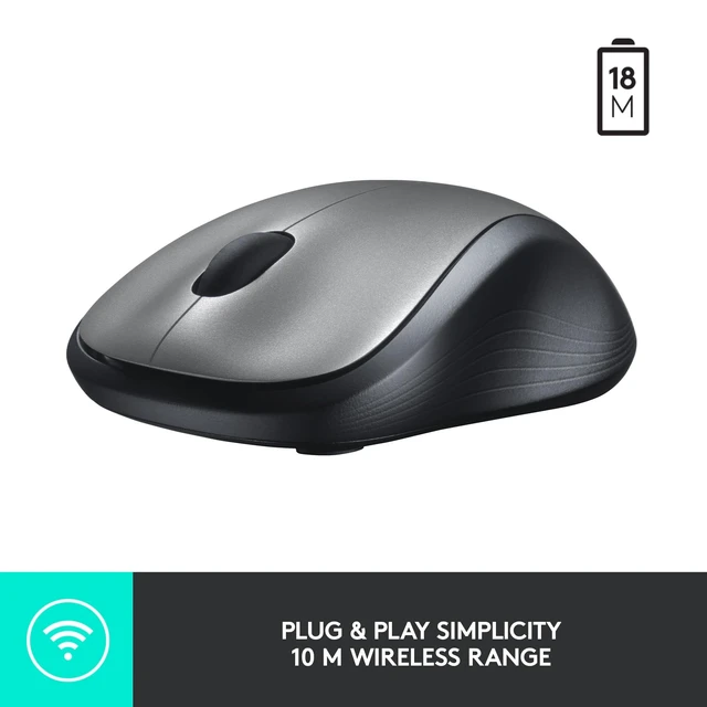Alt view image 3 of 5 - LOGITECH M310 Wireless Laser Mouse - Silver