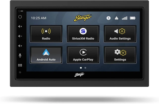 Alt view image 2 of 5 - Stinger 6.8" Wireless Apple CarPlay Radio for Jeep Wrangler JK (2007-18)