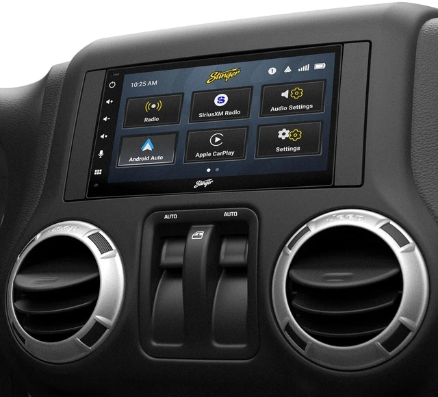 Main image of Stinger 6.8" Wireless Apple CarPlay Radio for Jeep Wrangler JK (2007-18)