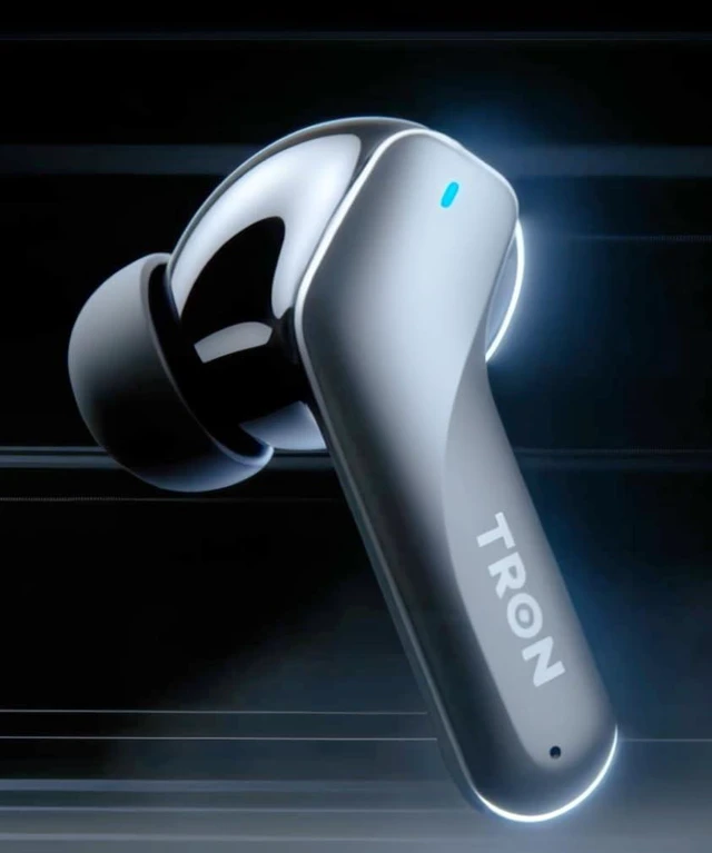 Alt view image 4 of 5 - TRON Wireless Earbuds with -52dB Hybrid Active Noise Cancelling, 6-Mic ENC Clear Calls, 26H Playtime, Low Latency,Spatial Sound, 26H Playtime, HiFi Stereo, in-Ear Headphones (Matte Black)