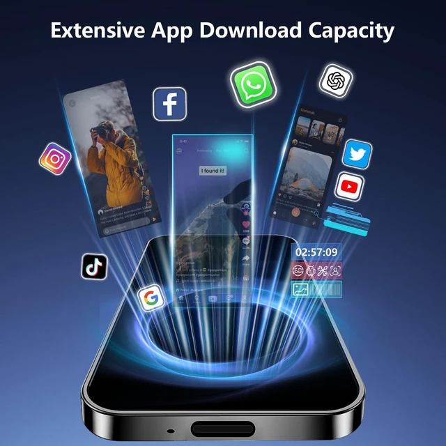 Alt view image 3 of 5 - Mini Phone 4G Unlocked 32G Android Smartphone World's Smallest Phone