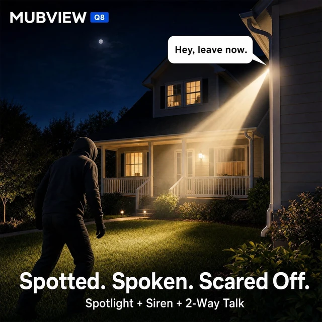 Alt view image 4 of 5 - MUBVIEW 24/7 Continuous Recording Wireless Outdoor Security Camera