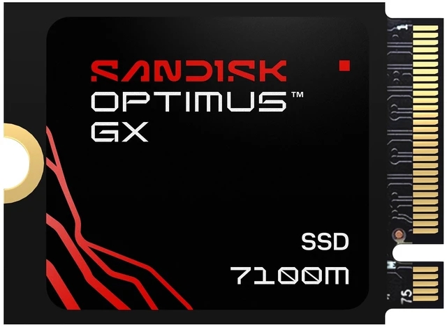 Main image of Sandisk Optimus GX 7100M 1TB NVMe SSD, PCIe 4.0, M.2 2230