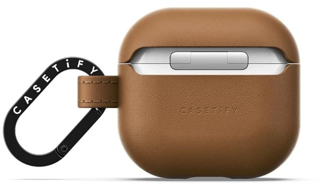 Alt view image 2 of 3 - CASETiFY BioVeg Case for AirPods 4/5 - Tan