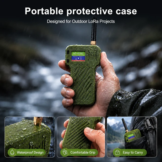 Alt view image 3 of 5 - Reeseephelte Mesh Node T114 Development Board with Case + 3000mAh Battry