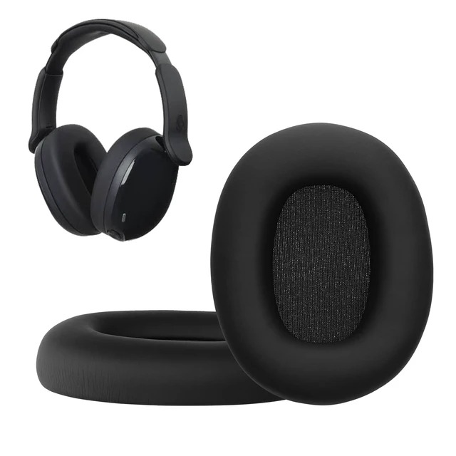 Main image of kwmobile Ear Pads Compatible with Skullcandy Hesh 540 / Hesh 360 Earpads - 2X Replacement for Headphones - Black
