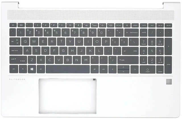 Main image of Wuntenphy New Replacement for HP Elitebook 650 655 G9 Laptop Palmrest Upper Case Backlit Keyboard Assembly Part N17712-001 M05033-001 N03222-B31 Silver