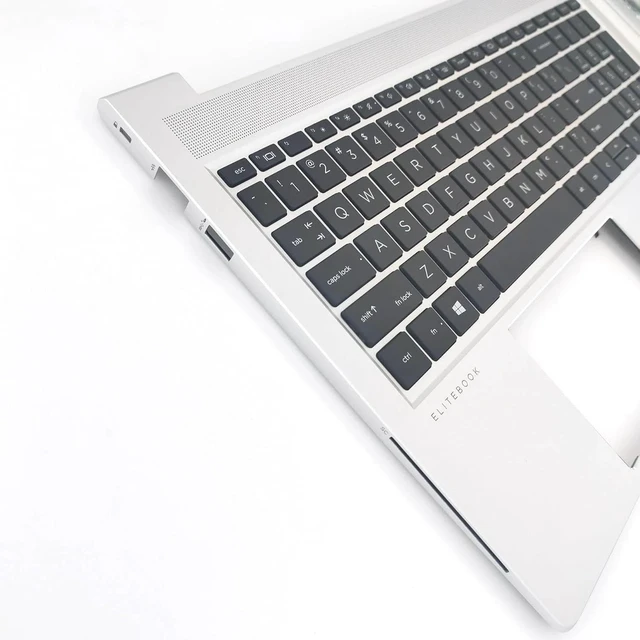 Alt view image 4 of 5 - Wuntenphy New Replacement for HP Elitebook 650 655 G9 Laptop Palmrest Upper Case Backlit Keyboard Assembly Part N17712-001 M05033-001 N03222-B31 Silver