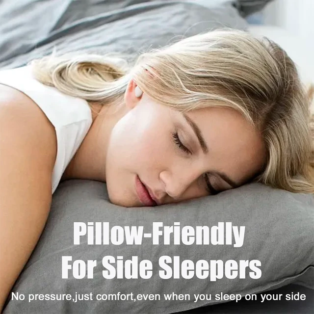 Alt view image 5 of 5 - Sleep Earbuds, Invisible Sleeping Headphones Wireless Bluetooth 5.3 Headphones for Side Sleepers - 35dB Noise Blocking Earplugs With 6H Playtime and Comfortable Fit for Sleeping, Sport Brown