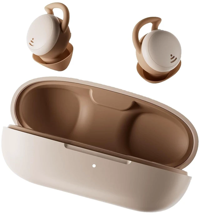 Main image of Sleep Earbuds, Invisible Sleeping Headphones Wireless Bluetooth 5.3 Headphones for Side Sleepers - 35dB Noise Blocking Earplugs With 6H Playtime and Comfortable Fit for Sleeping, Sport Brown