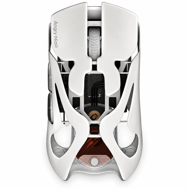 Main image of AngryMiao AM Infinity Mouse .97 Wireless White Gaming Mouse 47g Ultra-Light