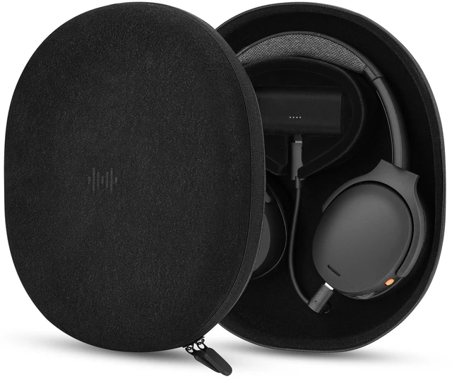 Main image of Geekria Elite Charging Headphones Case Compatible with Skullcandy Crusher ANC 2, Hesh ANC/Evo/360, Replacement Hard Shell Travel Carrying Bag (Black) Without Power Bank