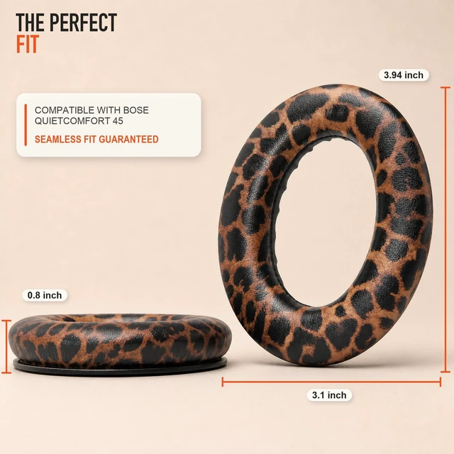 Alt view image 5 of 5 - WC PadZ QC45 - Earpads for Bose QuietComfort 45, QC SE & QC Wireless