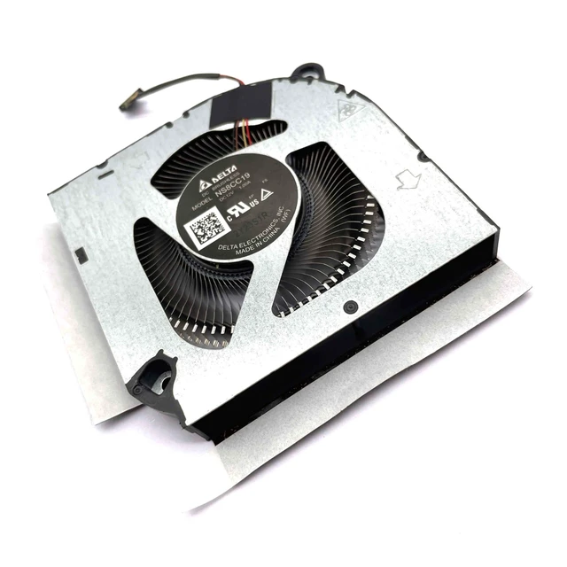 Alt view image 3 of 5 - BestParts 5th Gen All-Metal AeroBlade 3D CPU Cooling Fan Replacement for Acer Nitro 5 AN515-46, AN515-47, AN515-58, PN: NS8CC19, F12 Side Fan (The AeroBlade Fan can Replace the Plastic Blade Fan)