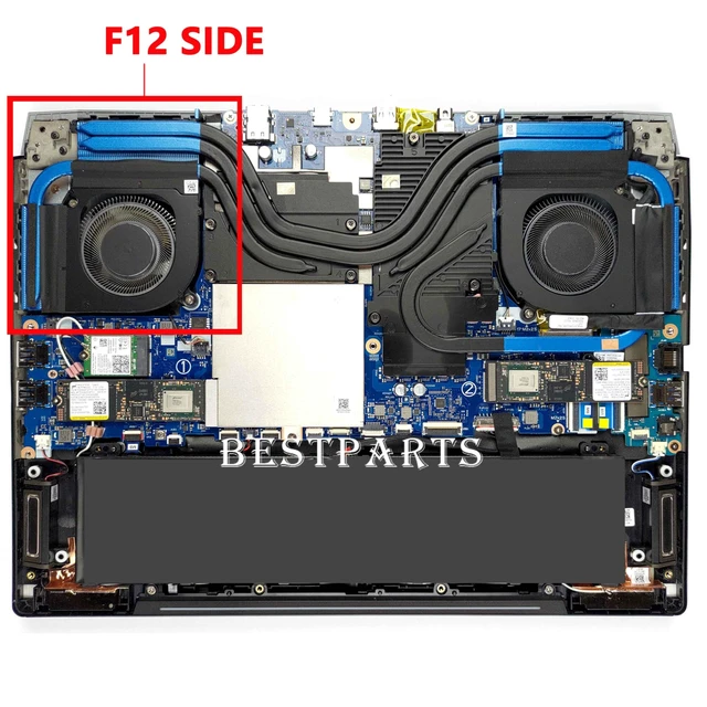 Alt view image 5 of 5 - BestParts 5th Gen All-Metal AeroBlade 3D CPU Cooling Fan Replacement for Acer Nitro 5 AN515-46, AN515-47, AN515-58, PN: NS8CC19, F12 Side Fan (The AeroBlade Fan can Replace the Plastic Blade Fan)